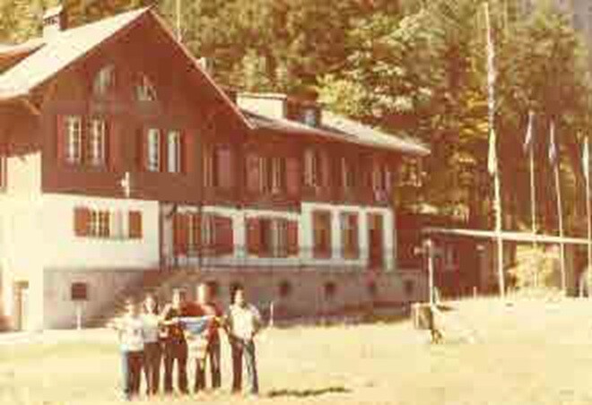Visita de caps al camp internacional de Kandersteg