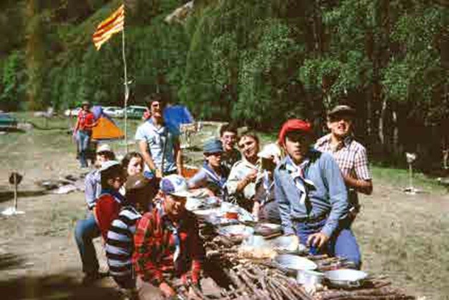 Camp d’estiu a les Bordes d’Alòs d’Isil, juliol de 1979