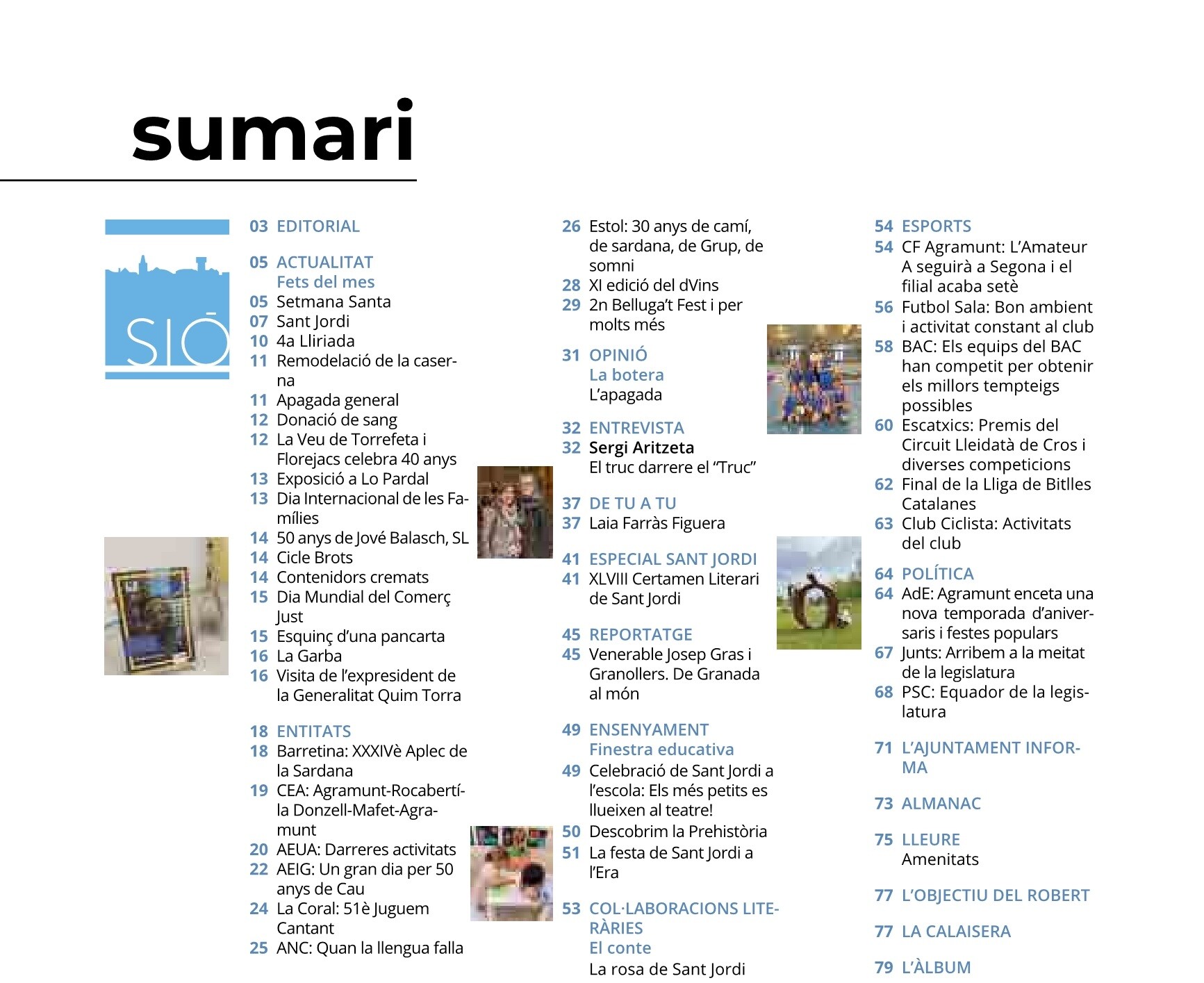 Sumari maig 2025
