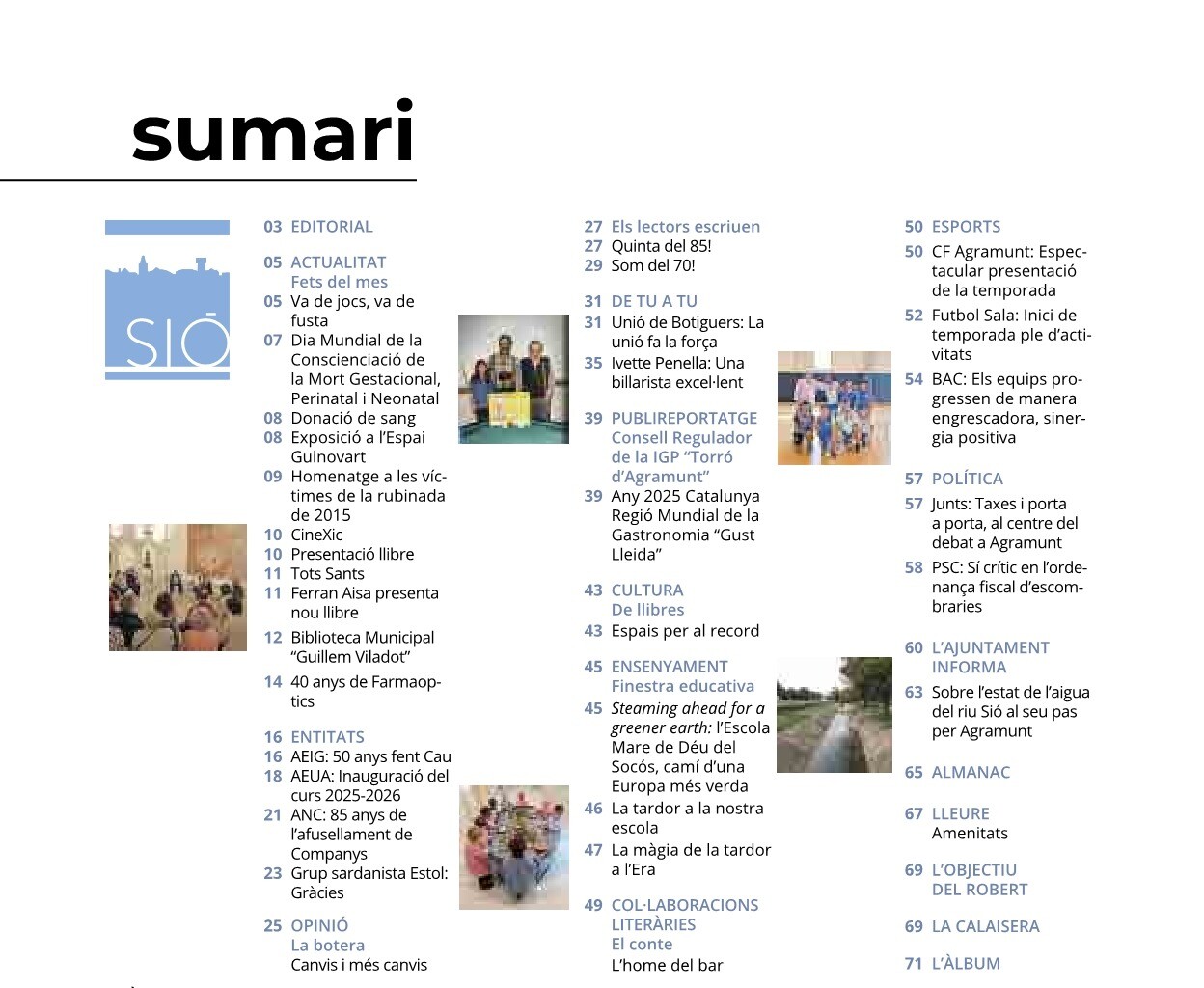Sumari 741. Novembre 2025