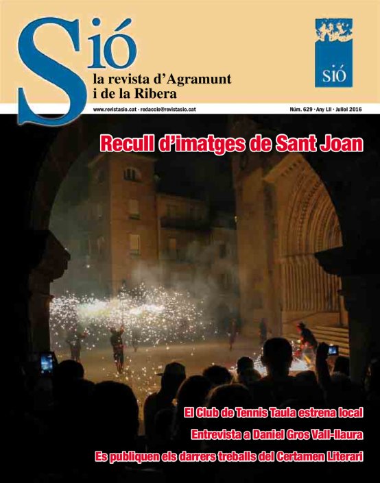 Sió 629. Juliol 2016