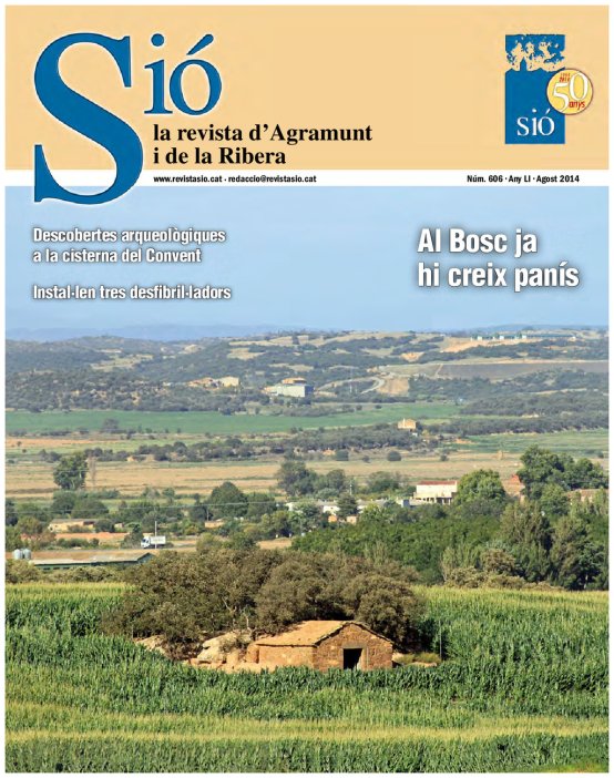 Sió 606. Agost 2014