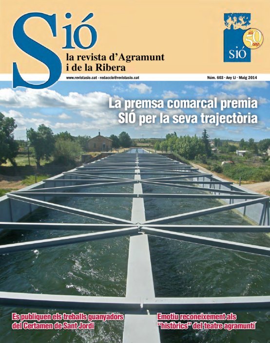 Sió 603. Maig 2014