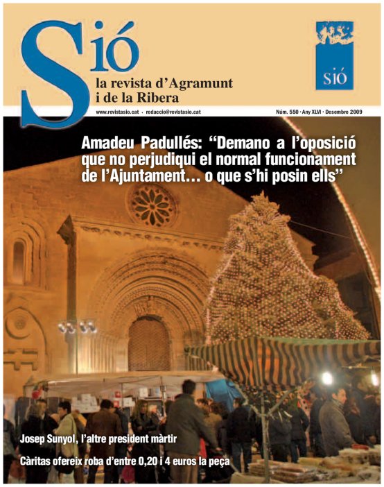Sió 550. Desembre 2009