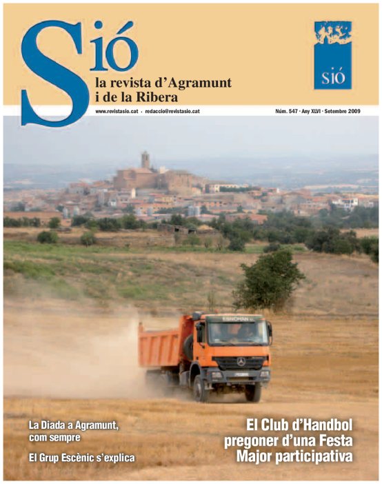 Sió 547. Setembre 2009
