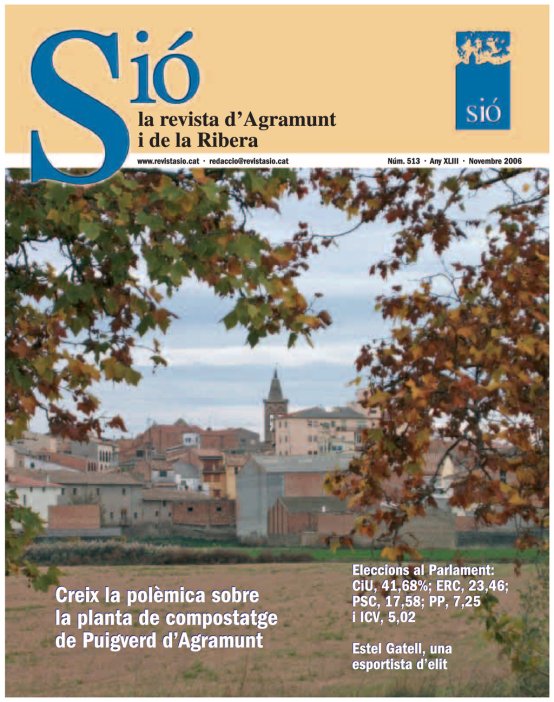 Sió 513. Novembre 2006