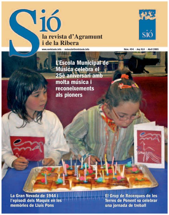 Sió 494. Abril 2005