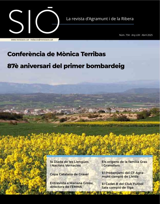Sió 734. Abril 2025