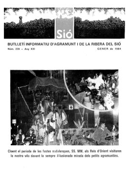 Sió 239. Gener 1984