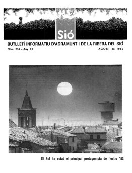 Sió 234. Agost 1983