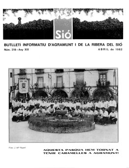 Sió 218. Abril 1982