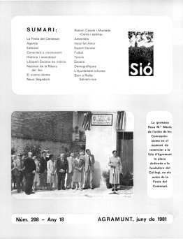 Sió 208. Juny 1981