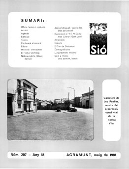 Sió 207. Maig 1981