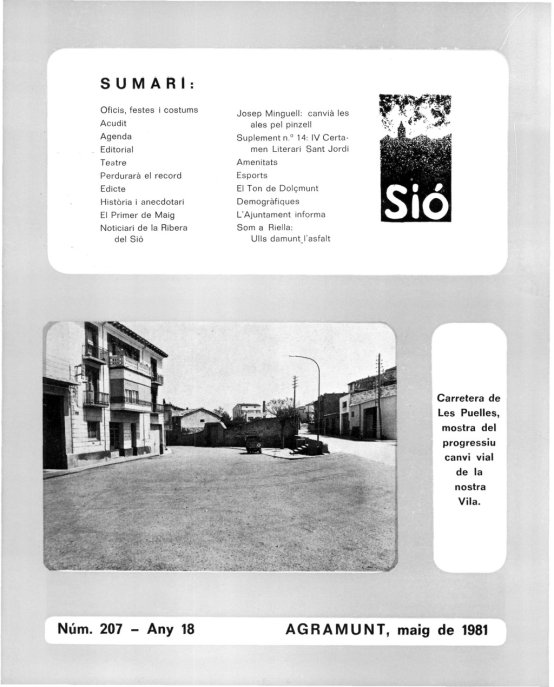 Sió 207. Maig 1981