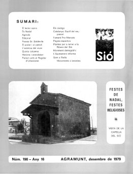 Sió 190. Desembre 1979