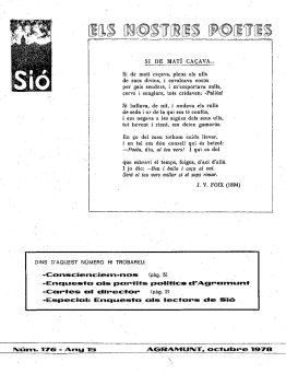 Sió 176. Octubre 1978