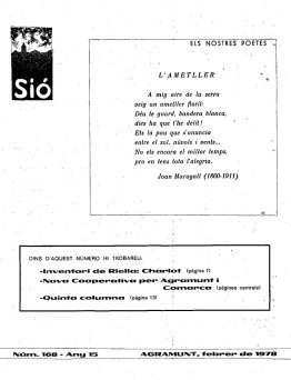 Sió 168. Febrer 1978