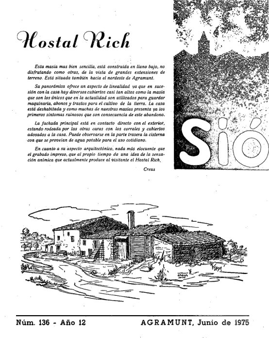 Sió 136. Juny 1975