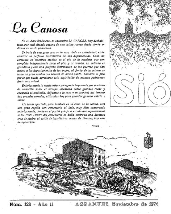 Sió 129. Novembre 1974