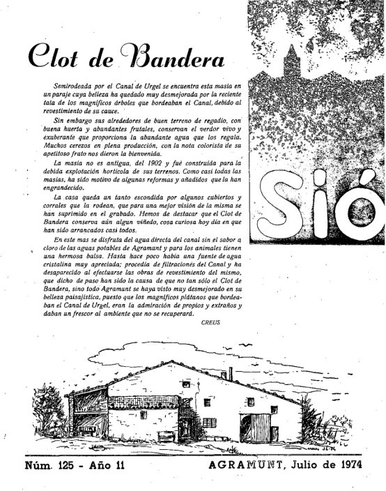Sió 125. Juliol 1974