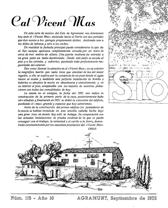 Sió 115. Setembre 1973