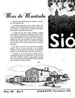 Sió 105. Novembre 1972