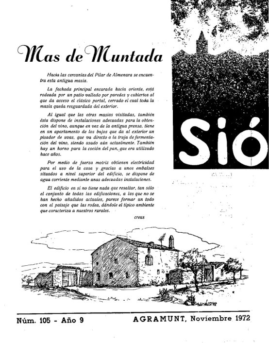 Sió 105. Novembre 1972