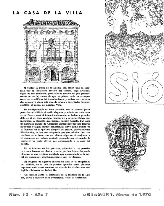 Sió 73. Març 1970