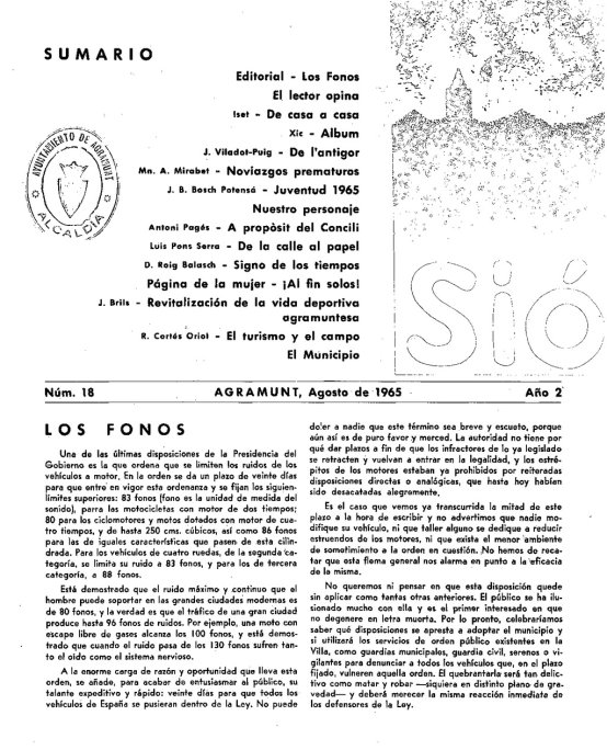 Sió 18. Agost 1965