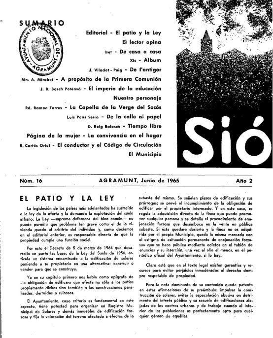Sió 16. Juny 1965