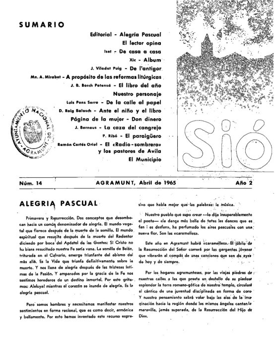 Sió 14. Abril 1965
