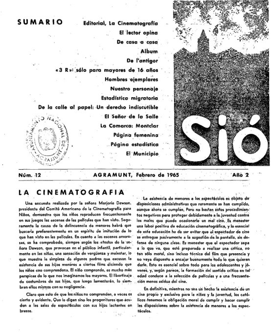 Sió 12. Febrer 1965