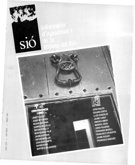 Sió 279. Maig 1987