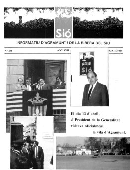Sió 255. Maig 1985
