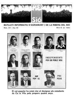Sió 231. Maig 1983