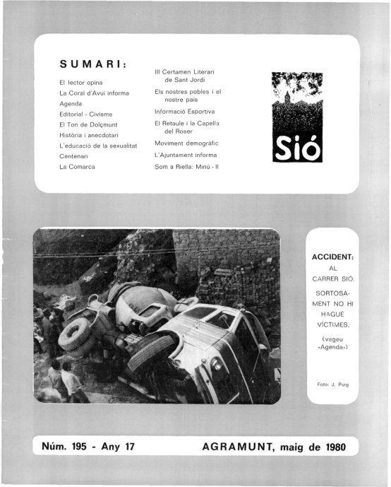 Sió 195. Maig 1980