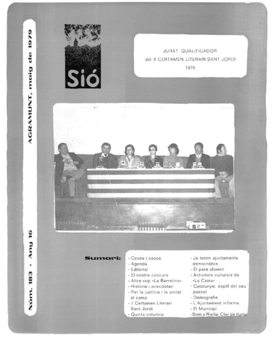 Sió 183. Maig 1979