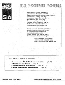 Sió 172. Juny 1978