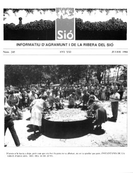 Sió 245. Juliol 1984