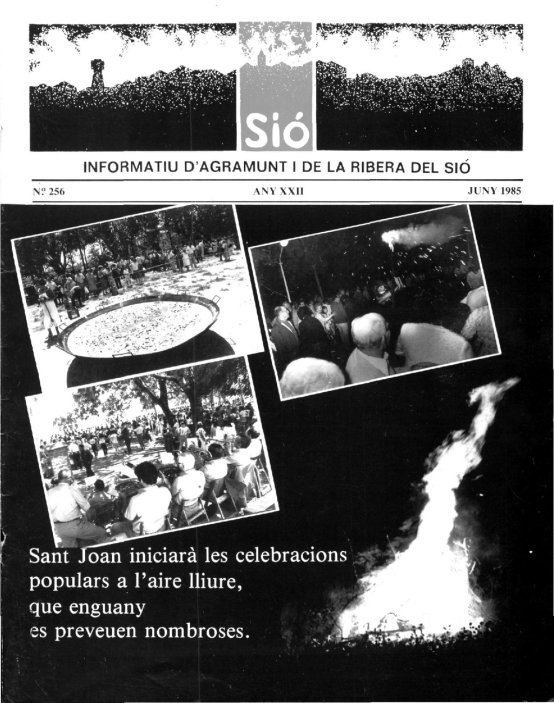 Sió 256. Juny 1985