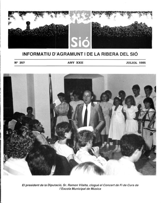 Sió 257. Juliol 1985