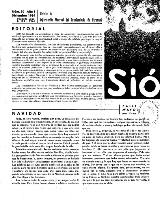 Sió 10. Desembre 1964
