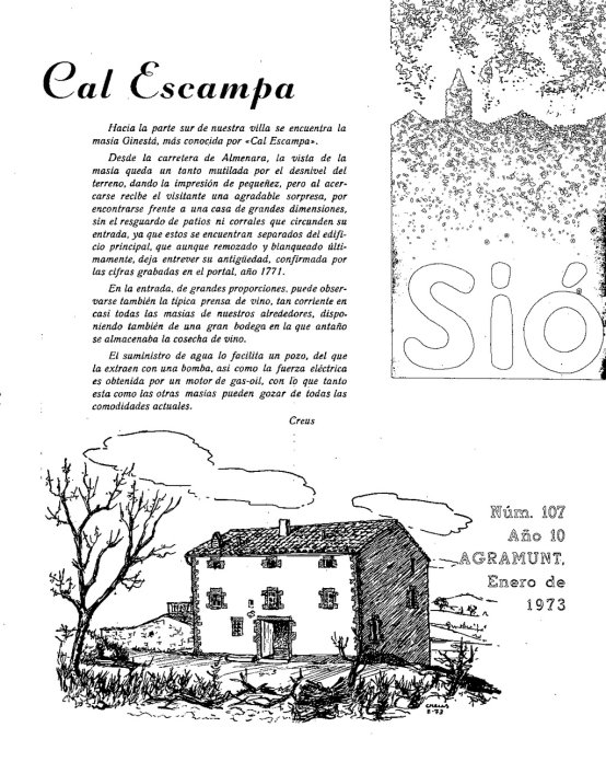 Sió 107. Gener 1973