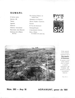 Sió 203. Gener 1981