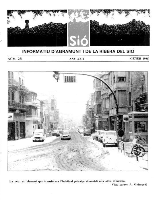 Sió 251. Gener 1985