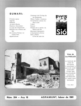Sió 204. Febrer 1981