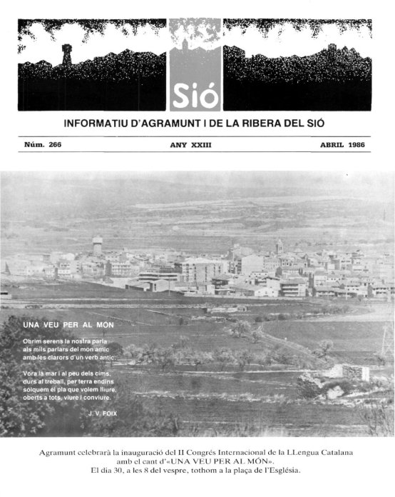 Sió 266. Abril 1986