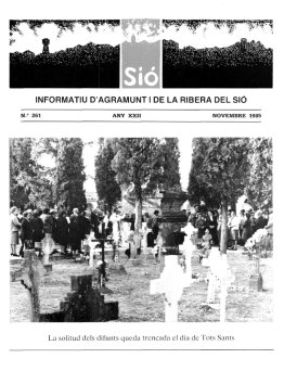 Sió 261. Novembre 1985