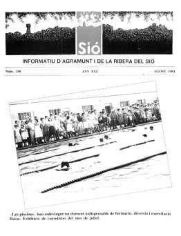 Sió 246. Agost 1984