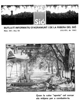 Sió 233. Juliol 1983